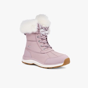 Ugg Adirondack III Fluff Women All-Weather Boots Pink (8920VBEGX)